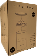 Lade das Bild in den Galerie-Viewer, AIRSCAPE KAFFEEDOSE 1,9L, FASSUNGSVERMÖGEN 500G KAFFEE SCHWARZ