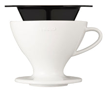 Lade das Bild in den Galerie-Viewer, Hario W60 Hand-Kaffeefilter 02 Keramik weiß