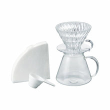 Lade das Bild in den Galerie-Viewer, Simply HARIO V60 Glass Brewing Kit