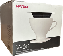Lade das Bild in den Galerie-Viewer, Hario W60 Hand-Kaffeefilter 02 Keramik weiß
